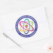 TVUC Shared Values Atom Runder Aufkleber (Umschlag)
