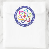 TVUC Shared Values Atom Runder Aufkleber (Tasche)