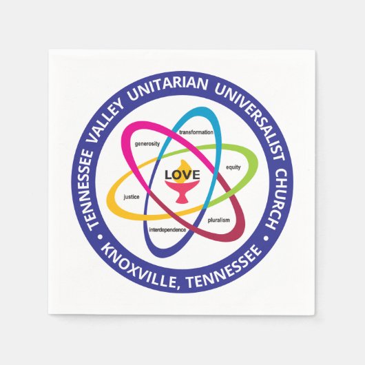 TVUC Shared Values Atom Serviette (Vorderseite)