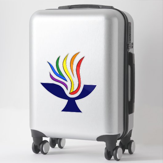 TvUC-Symbol-Flammenkhalice-Logo Aufkleber (Koffer)