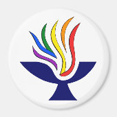 TvUC-Symbol-Flammenkhalice-Logo Magnet (Vorne)