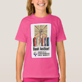 TVUUC - Buchen Sie Gerechtigkeit! T-Shirt (Vorderseite)