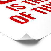 TVUUC Chalice Logo Symbol, Liebe ist der Geist Poster (Ecke)