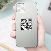 TVUUC QR Code auf der Website Aufkleber (Telefon)