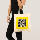 TVUUC QR Code auf der Website Tragetasche (Vorderseite (Produkt))
