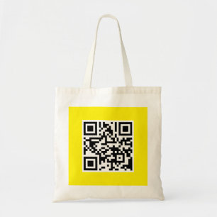 TVUUC QR Code auf der Website Tragetasche