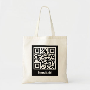 TVUUC QR Code auf der Website Tragetasche