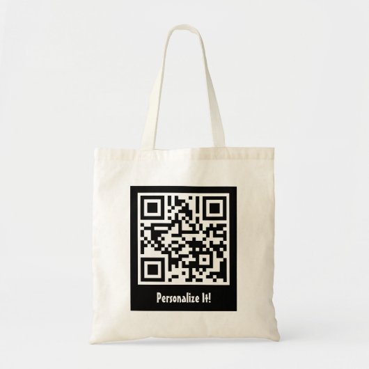 TVUUC QR Code auf der Website Tragetasche (Vorne)