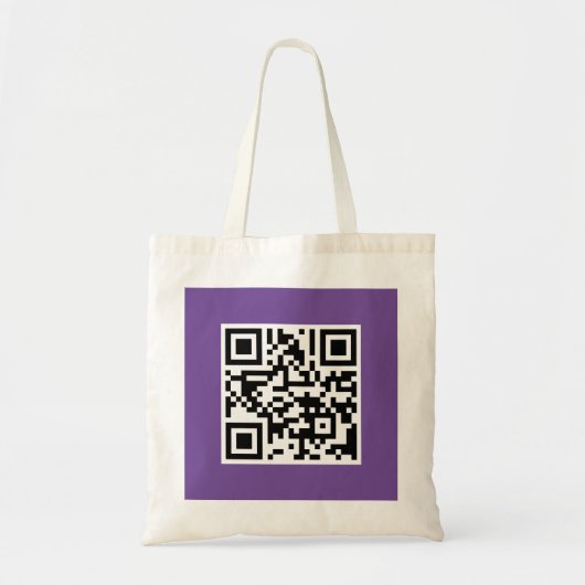 TVUUC QR Code auf der Website Tragetasche (Vorne)