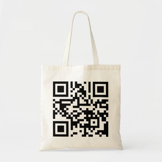 TVUUC QR Code auf der Website Tragetasche (Vorne)