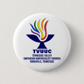 TVUUC Tennessee Valley Unitarian Universalist Button (Vorderseite)