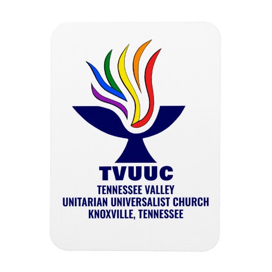TVUUC Tennessee Valley Unitarian Universalist Magnet (Vertikal)