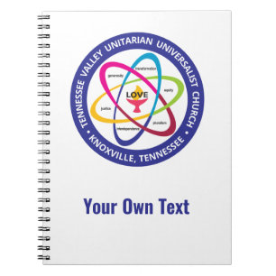 TVUUC UUA Gemeinsame Werte Atom Notizblock