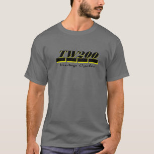 TW200 Vintage Straßenrad-Kraftrad T-Shirt