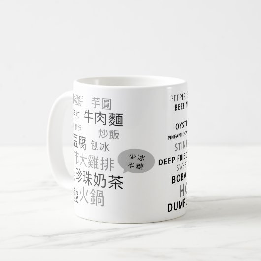 TW-Englisch+Mandarin-Tasse Kaffeetasse (Vorderseite Links)