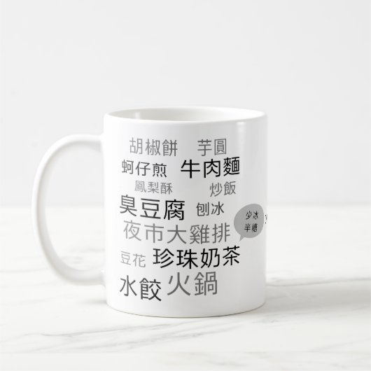 TW-Englisch+Mandarin-Tasse Kaffeetasse (Links)