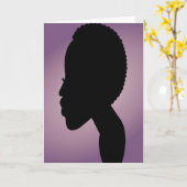 TWA (Lavendar) Karte (Gelbe Blume)