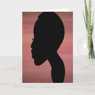 TWA (Teeny weeny afro) Greeting Card Karte