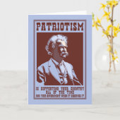 Twain - Patriotismus Karte (Gelbe Blume)