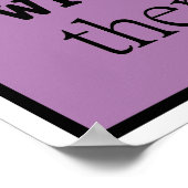 Twain's Read Good Books Quote Poster in Lila (Ecke)