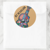 Twang Runder Aufkleber (Tasche)