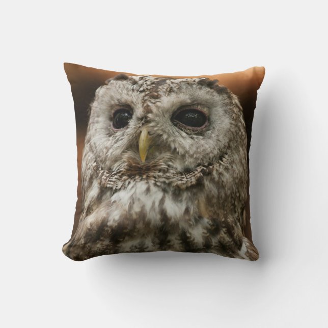Twany Owl Cushion Kissen (Vorderseite)