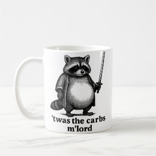 TWAS Die Kohlenhydrate M'Lord Waschbär   Mittelalt Kaffeetasse