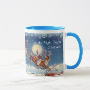 'Twas die NACHT VOR WEIHNACHTEN durch SHARON Tasse