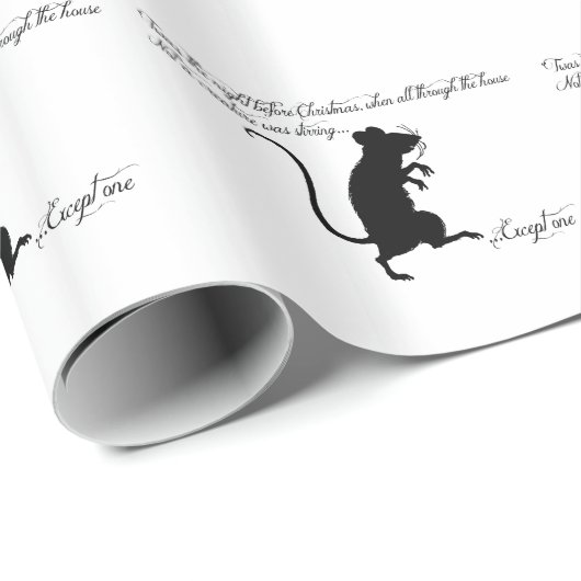 'Twas die Nacht vor Weihnachten Geschenkpapier (Rolleneckpunkt)