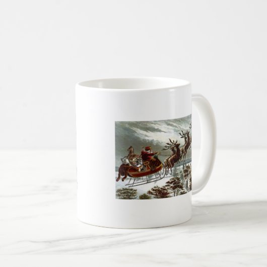 Twas die Nacht vor Weihnachten Kaffeetasse (VorderseiteRechts)