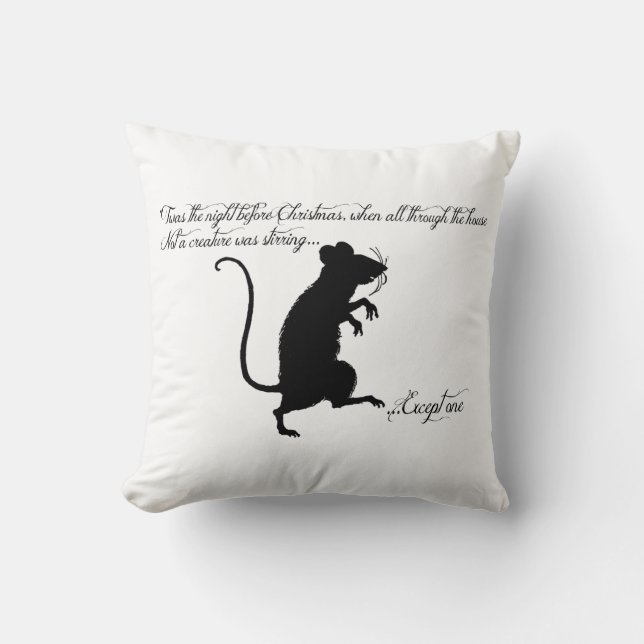 'Twas die Nacht vor Weihnachten Kissen (Vorderseite)