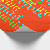 'TWAS DIE NACHT VOR WEIHNACHTSPackpapier Geschenkpapier (Ecke)