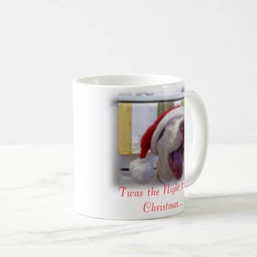 Twas die Nacht vor WeihnachtsTasse Kaffeetasse (VorderseiteRechts)