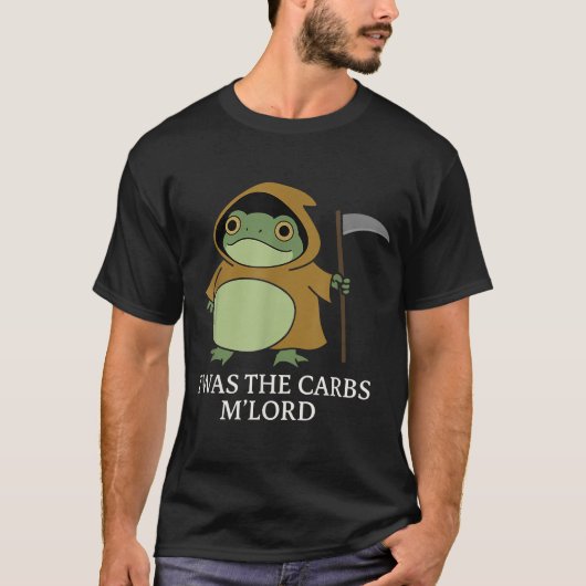 T'Was The Carbs M Lord Medieval Knight Frog T-Shirt (Vorderseite)