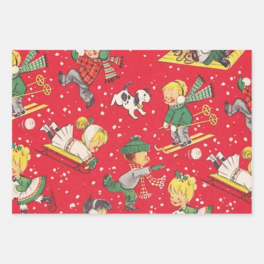 'Twas the Night Before Christmas Geschenkpapier Set (Vorderseite 3)