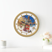 'Twas the Night Before Christmas Große Wanduhr (Zuhause)