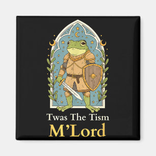 Twas The Tism M Lord Frosch Ritter - Autismusbewus Magnet