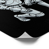 Twas The Tism M Lord Funny Frog Knight  Poster (Ecke)