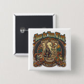  Twas the Tism M'Lord Autism Funny Neurospicy  Button (Vorne & Hinten)