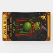 T'was The 'Tism M'Lord Frog Meme Autism Awareness Banner (Horizontal)