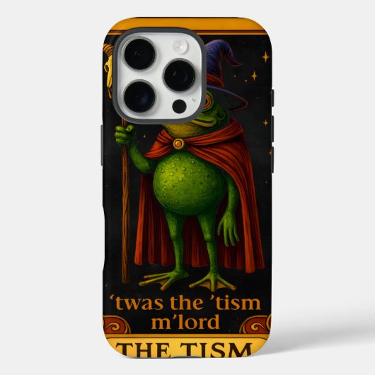 T'was The 'Tism M'Lord Frog Meme Autism Awareness Case-Mate iPhone Hülle (Rückseite)