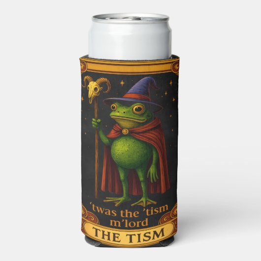 T'was The 'Tism M'Lord Frog Meme Autism Awareness Selters Dosenkühler (Seltzer Rückseite)