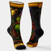 T'was The 'Tism M'Lord Frog Meme Autism Awareness Socken (Gewinkelt)