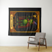 T'was The 'Tism M'Lord Frog Meme Autism Awareness Wandteppich (Beispiel (Horizontal))