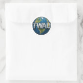 TWAU-Aufkleber Runder Aufkleber (Tasche)