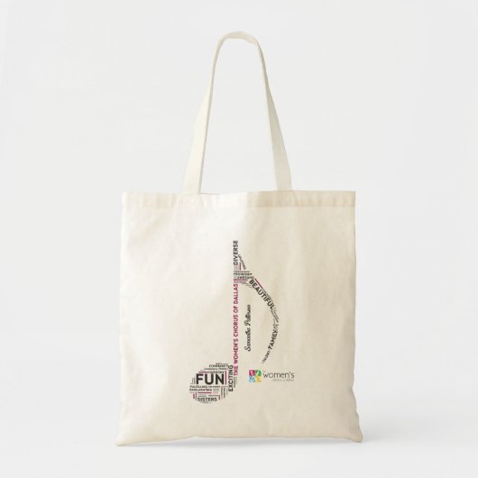 TWCD - Wörter Hinweis Rosa Tasche (Vorne)