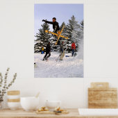 Tweaked Ski Grab Poster (Küche)