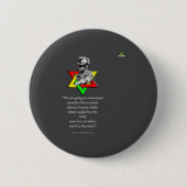 Tweaks Clothing - Marcus Mosiah Garvey Quote - Jam Button (Vorderseite)