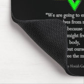 Tweaks Clothing - Marcus Mosiah Garvey Quote - Jam Mousepad (Ecke)