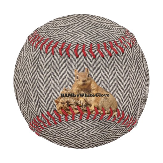 Tweed Baseball Eichhörnchen-Logo - HAMbyWhiteGlove (Vorderseite)